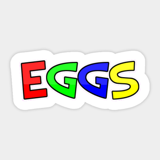 EGGS Sticker